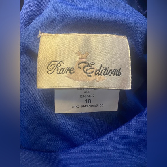 NWT Rare Editions Crochet Lace Scuba Fit and Flare Dress - Picture 6 of 9